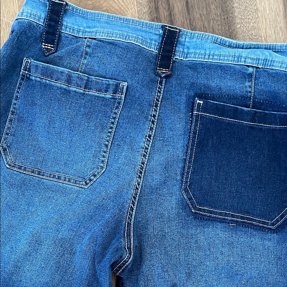 Time and Tru Patchwork Jeans - Size 12 - Picture 9 of 10
